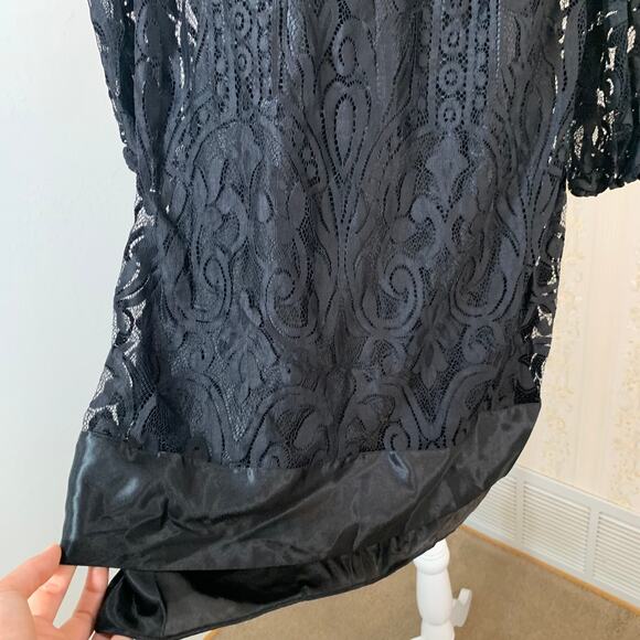 Laundry by Shelli Segal Black Lace Dress size 4 - Picture 5 of 9